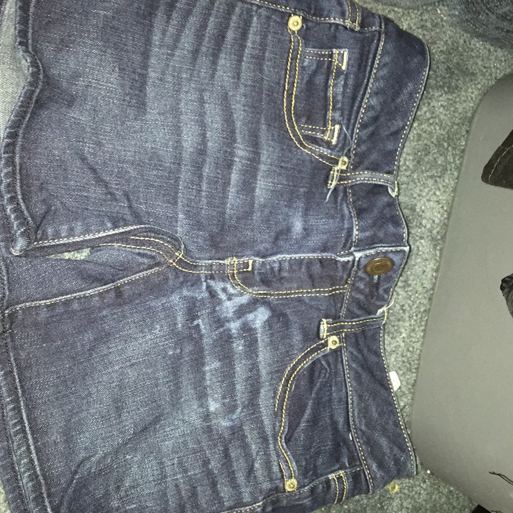 Dark Blue Jean Shorts